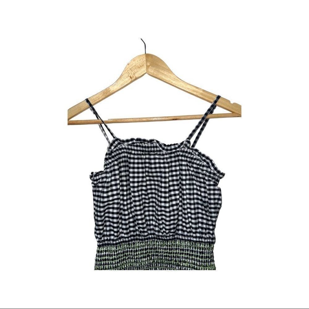 Urban outfitters smocked plaid dress size medium - Picture 2 of 8